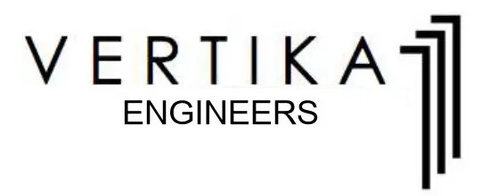 VERTIKA Engineers logo with vertical bars